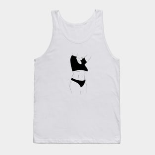 woman silhouette Tank Top